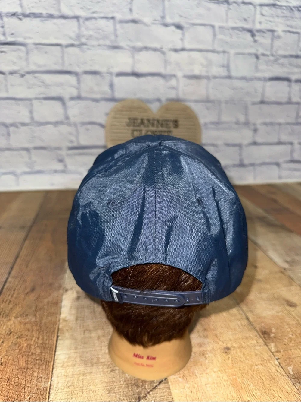 Seager Grit Company Ramblin' Man Snapback Hat Navy Blue Adjustable Cap